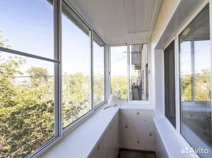 Окна алюминиевые под ключ