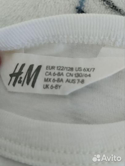 Лонгсливы H&M 122-128