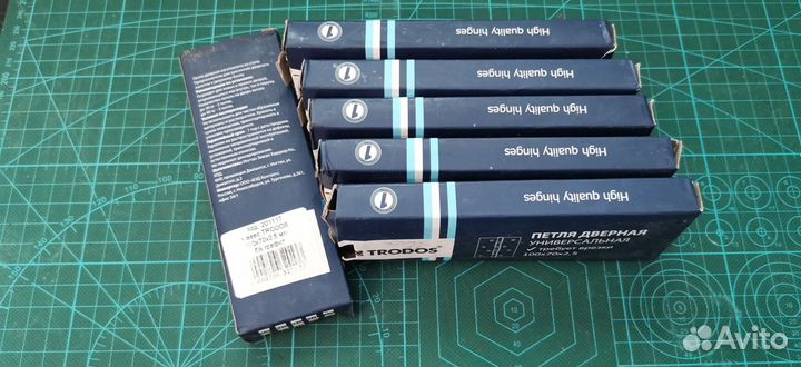 Петля дверная Trodos (графит) 100*70*2,5мм