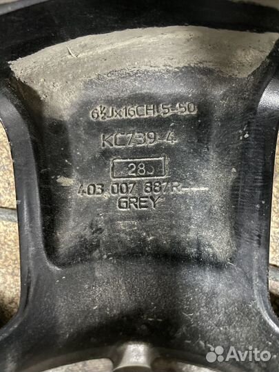 Диски на renault duster r16