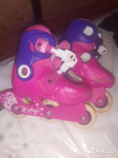 Роликовые коньки с защитой