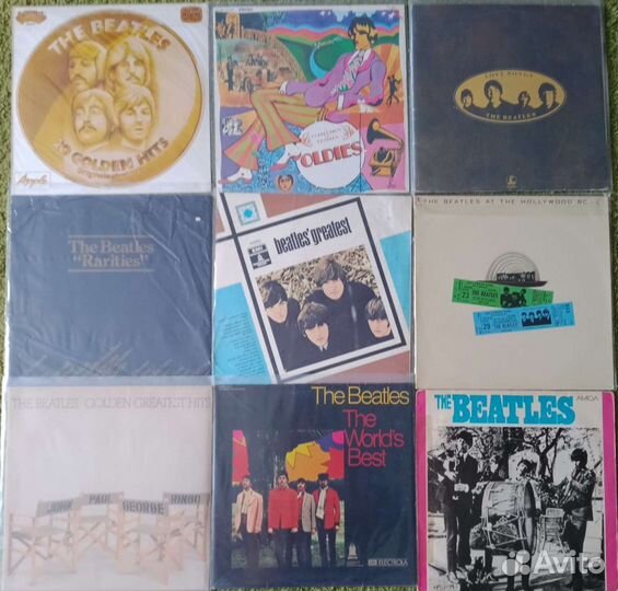 Остатки коллекции the beatles на фирменном виниле