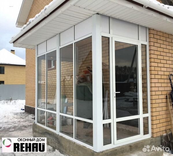 Rehau. Пластиковые окна, остекление террас,беседок