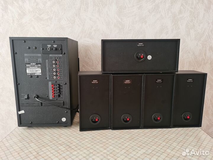 Акустические колонки 5.1 sven ht-210