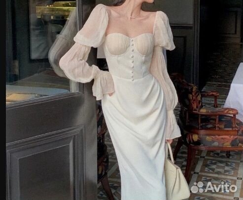 Платье миди в винтажном стиле Shangeji (S)