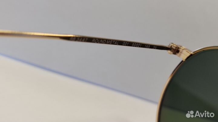 Очки Ray Ban Round Metal RB 3447 001 - оригинал