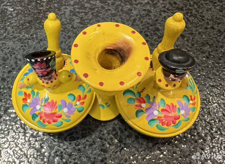 Солонка и перечница подсвечник