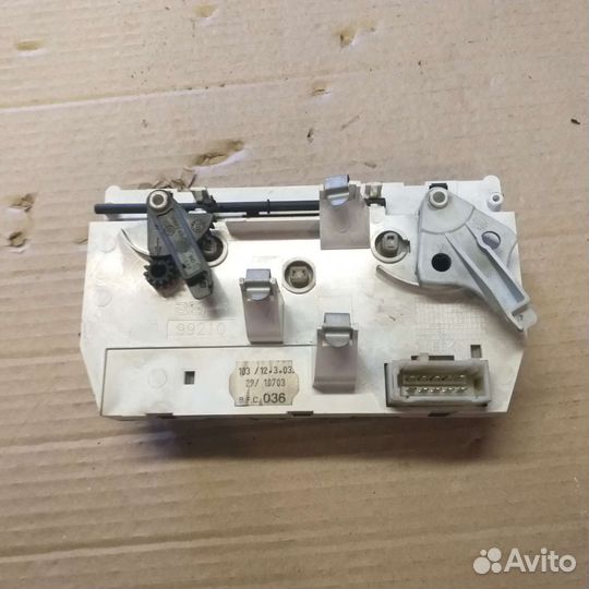 Блок управления печкой пежо 206