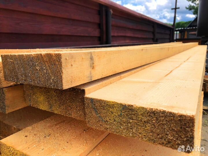 Доска из сосны без сучков 50х100х6000мм