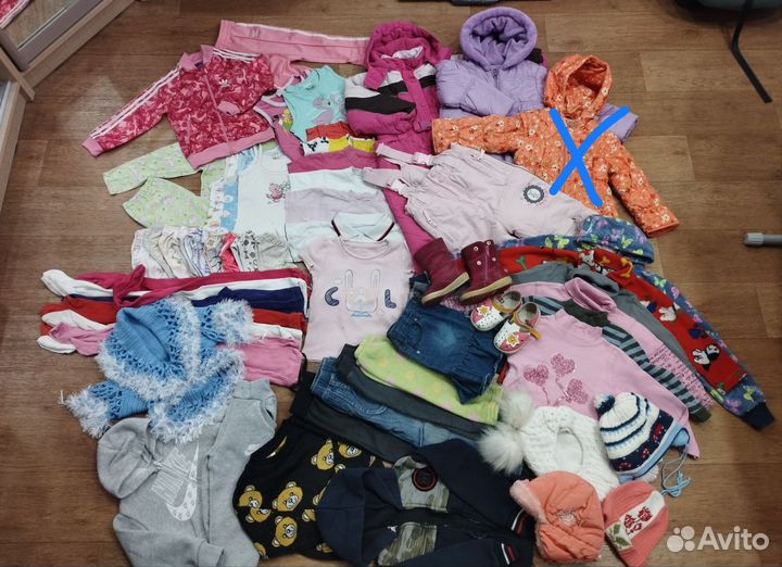Огромный пакет вещей на девочку от 3 до 5 лет