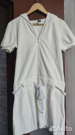 Платье домашнее с капюшоном