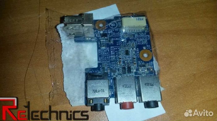 Плата вывода jack3,5 и USB ноутбука Sony Vaio VGN