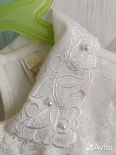 Школьная блузка для девочки на 1 сентября, 146