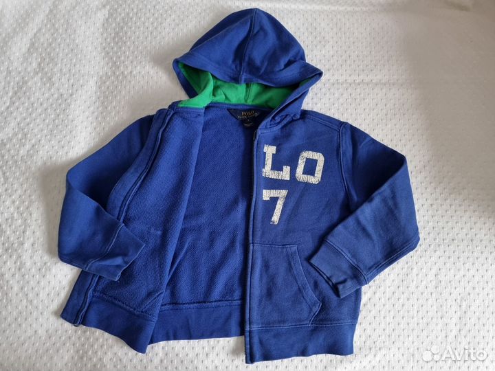 Polo Ralph Lauren толстовка на молнии 116 оригинал