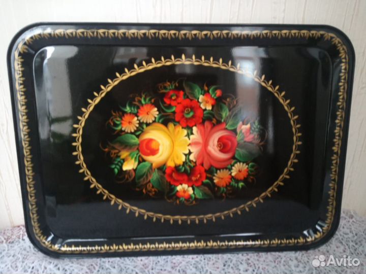 Поднос Жостово большой