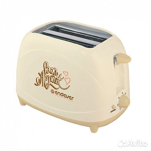 Тостер Endever Skyline ST-106 бежевый