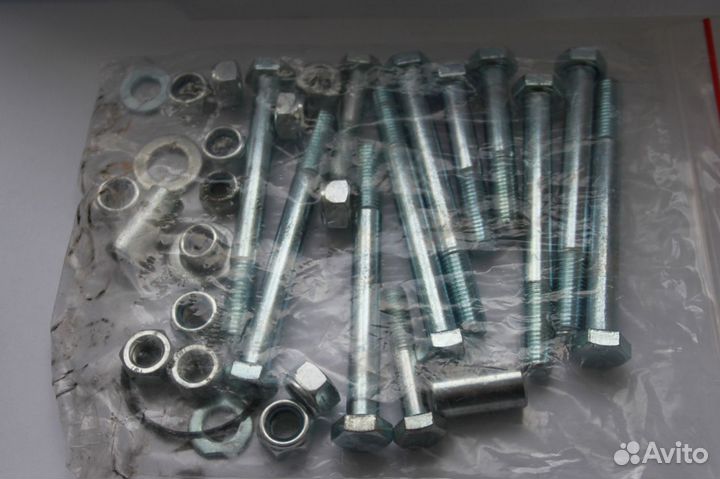 Комплект метизов для сборки рессорной оси бортовог