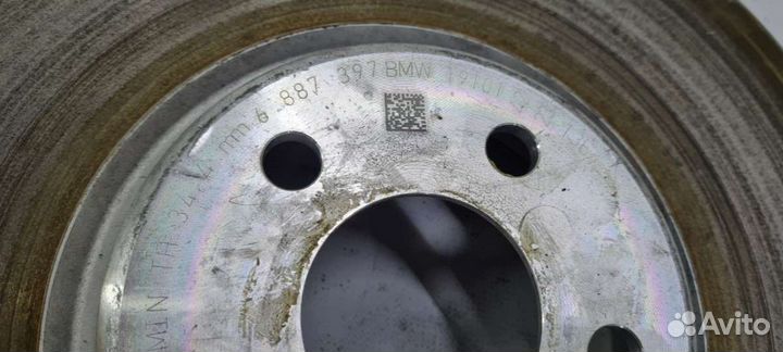 Диск тормозной передний 6887398 BMW X4 G02 0