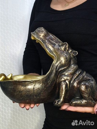 Статуэтка Бегемот конфетница