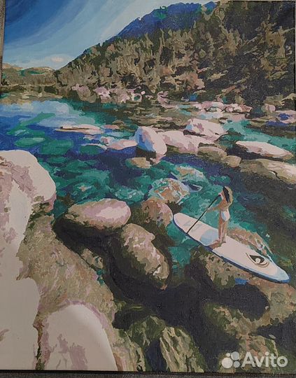 Картины по номерам раскрашенная