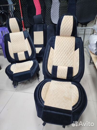 Автомобильные чехлы из Алькантары