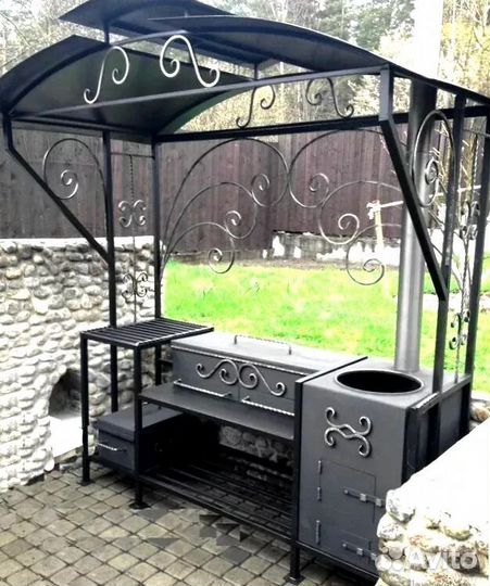 Мангал С крышей