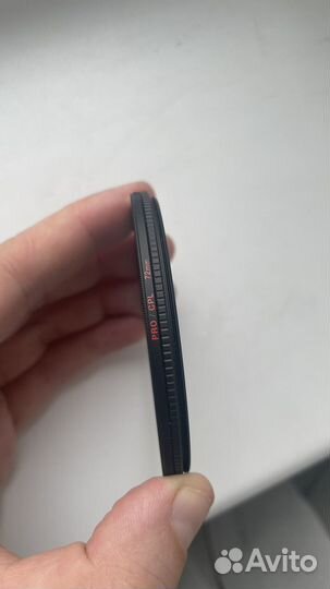 Поляризационный фильтр manfrotto pro cpl 72mm