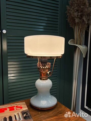 Винтажная настольная лампа зик объявление продам