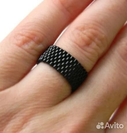 Кольцо из бисера