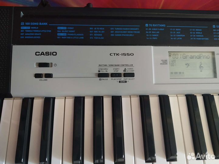 Синтезатор casio ctk 1550