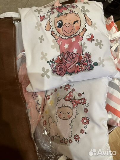 Комплект бортиков в кроватку