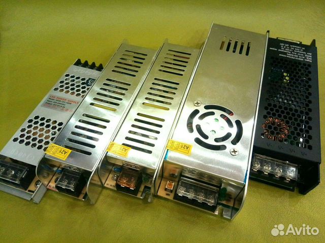Блоки питания 12V тонкие