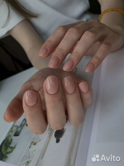 Маникюр наращивание ногтей