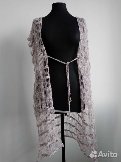 Прозрачный кардиган