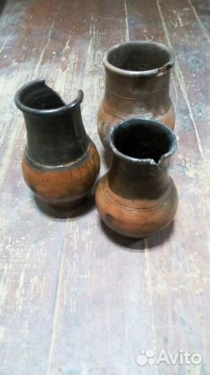 Старинные крынки для молока