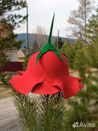 Банная шапка валяная