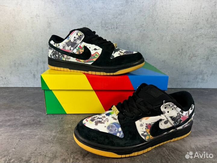 Кроссовки Supreme X Dunk Low SB Rammellzee