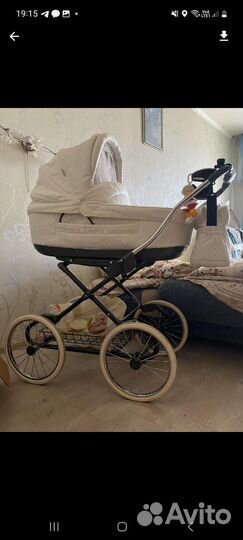 Коляска 2 в 1 эко кожа