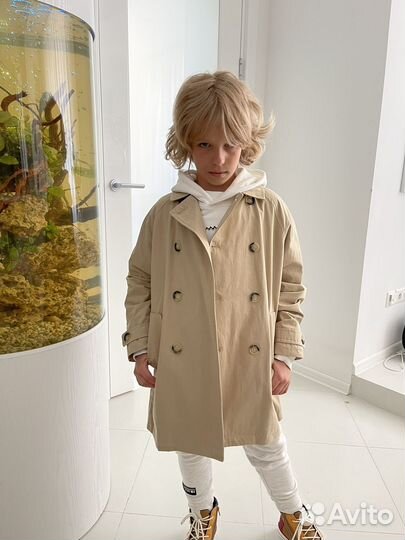 Плащ тренч zara для (унисекс)