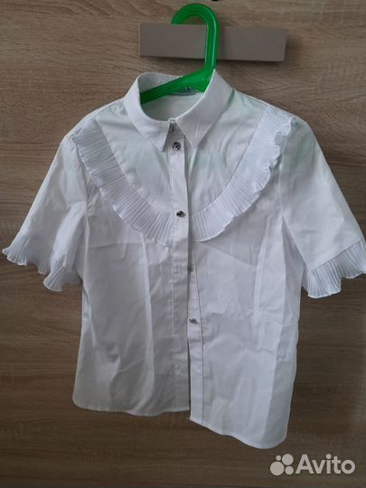 Блузка школьная белая 152