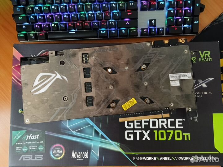 Видеокарта gtx 1070 ti 8gb