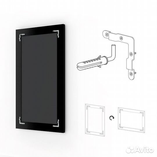 Зеркало Evoform Exclusive 111х51 BY 1149 с фацето