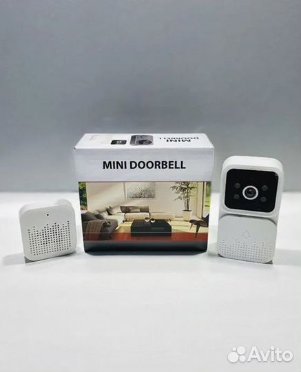 Видеозвонок беспроводной на дверь mini doorbell