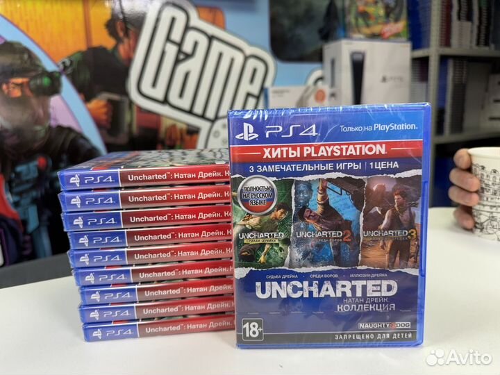 Uncharted коллекция ps4 (русский)