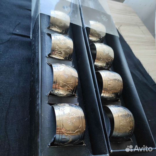 Набор 8 колец декоративных для салфеток