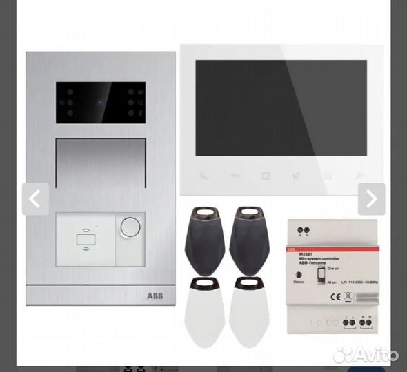 Комплект домофона со станцией вызова ABB