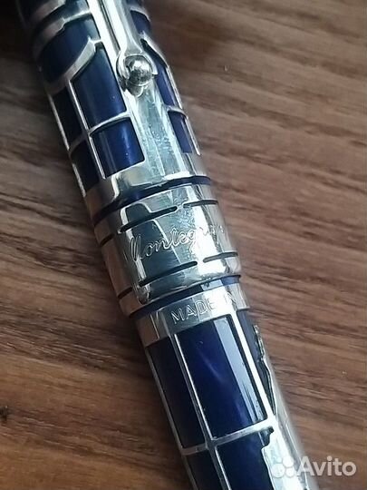 Ручка перьевая Montegrappa редкая винтаж серебро