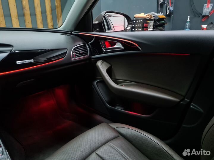 Контурная подсветка салона автомобиля (Audi)