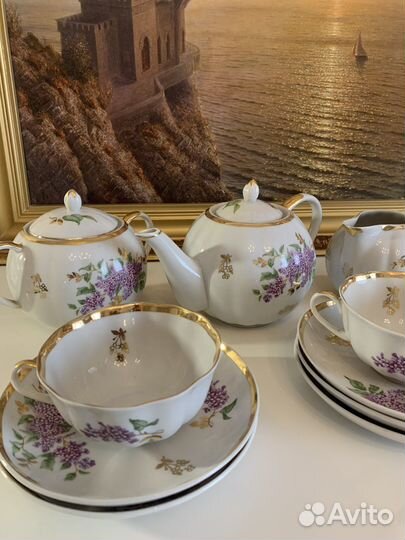 Сервиз чайный Сирень