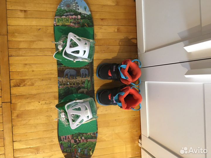 Сноуборд Burton 80 + ботинки
